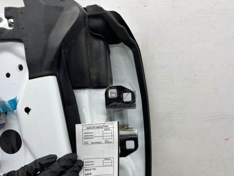 2012-2015 Tesla Model S Front Driver Side Door Shell Panel Left Used White PBCW