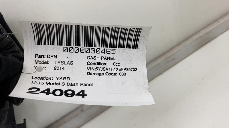 ⭕ 12-15 Tesla Model S MS Dashboard Instrument Panel Dash Trim Cover 10