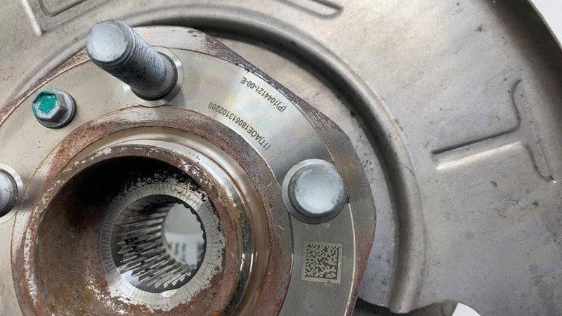 ⭕ 17-23 Model 3 Rear Right Spindle Knuckle Dust Shield + Wheel Hub 104