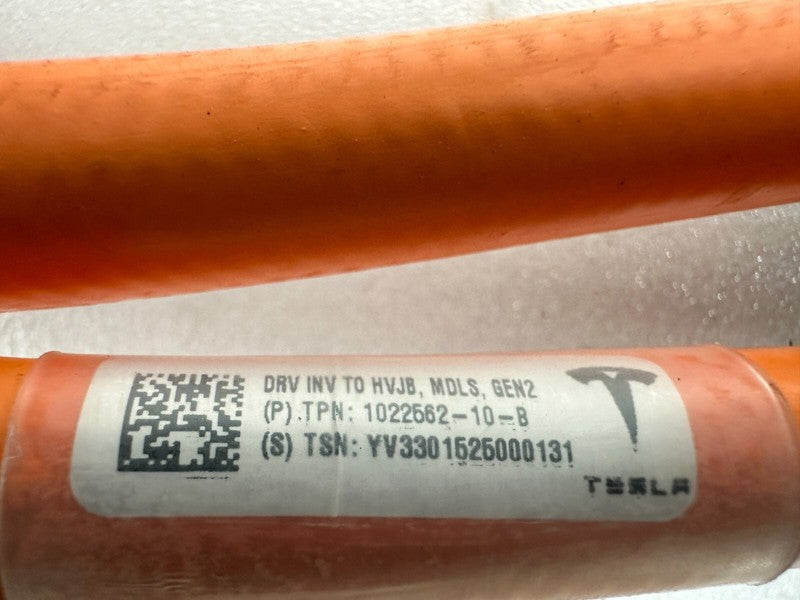 102256210B ⭕ 12-15 Model S Inverter to High Voltage Junction Box Module Cable 1022562-10-B