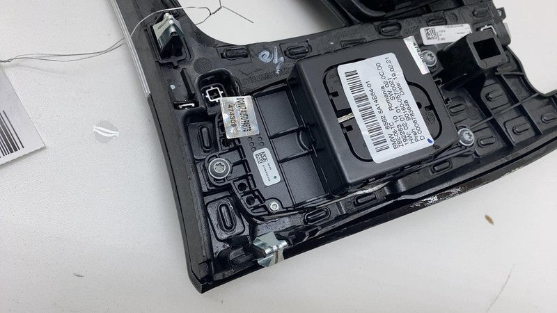 2021 BMW 530e B46X Center Console Gear Shifter Trim Bezel Media Switch