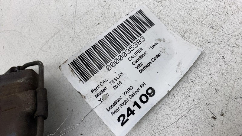 ⭕ 2016-2020 Tesla Model X Rear Passenger Side Caliper w/ Brake Hose Li