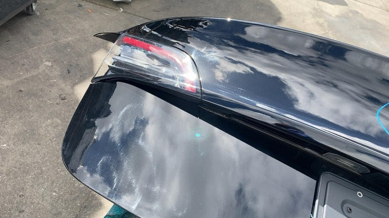 ⭕ 2017-2020 Tesla Model 3 M3 Rear Trunk Decklid Shell Panel Assembly Black PBSB