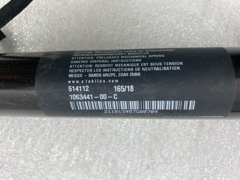 106344100C ⭕16-23 Model X Rear Left/Right Secondary Falcon Door Lift Gas Strut 1063441-00-C