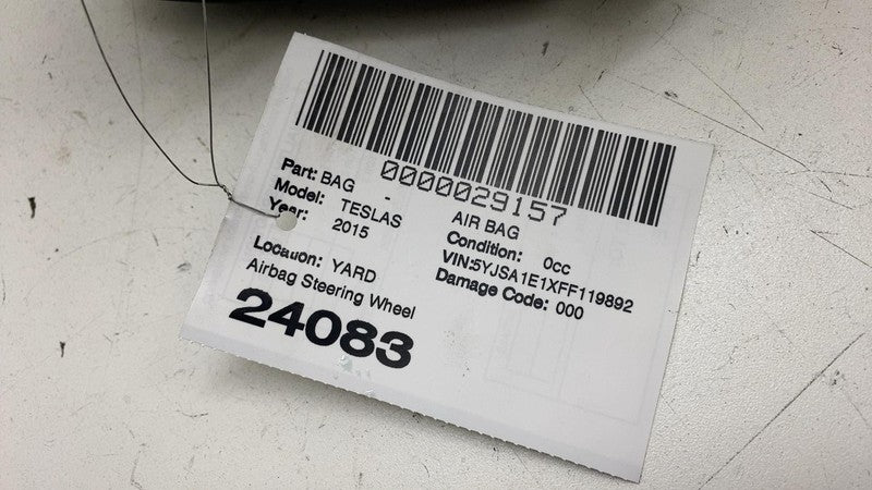 102338101F ⭕ 12-15 Model S MS Steering Wheel Airbag Leather Safety Restraint 1023381-01-F