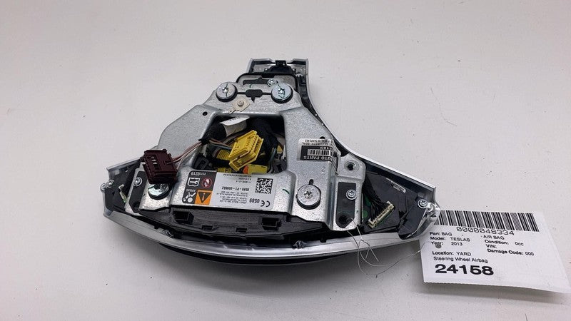 1023381-01-A ⭕ 12-15 Model S MS Steering Wheel Airbag w/ Control Switch & Bezel 1023381-01-A
