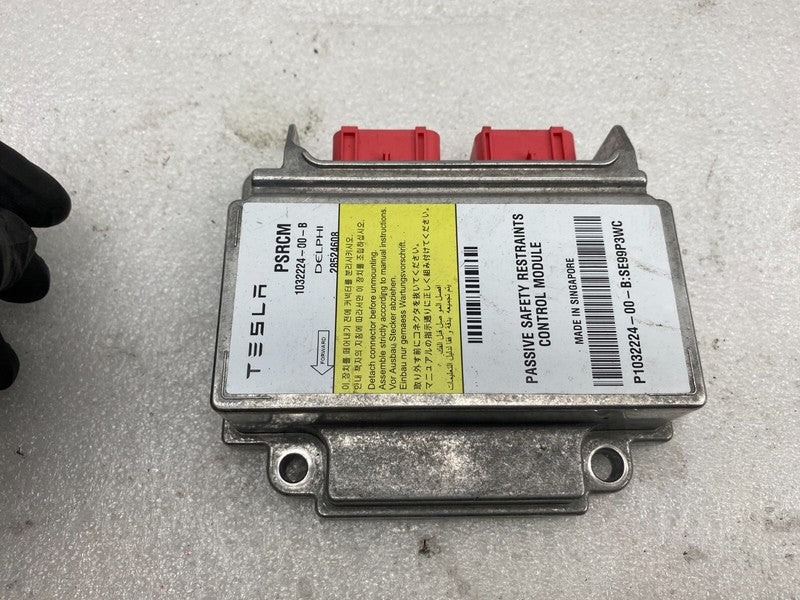 103222400B ⭕ 16-19 Tesla Model S MS Passive Safety Restraint Module Crash Data 1032224-00-B