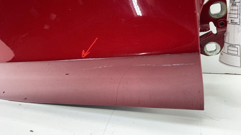 1096623-10-F ⭕ 2017-2020 Tesla Model 3 M3 Rear Passenger Side Door Shell Panel Right Red PPMR