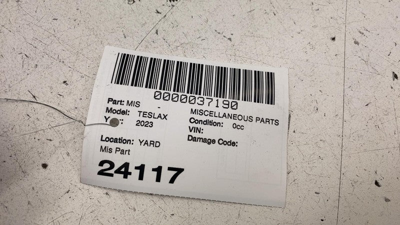 ⭕ 21-24 Model X Rear Trunk Wing Soft Trim Carpet Pocket Bracket OEM 16