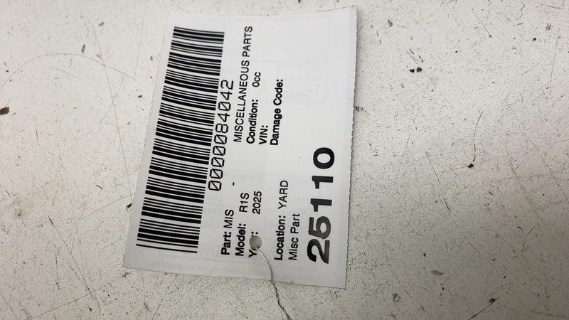 PT00001839H ⭕2025 Rivian R1S Rear HVAC A/C Center Lower Air Duct Vent OEM PT00001839-H