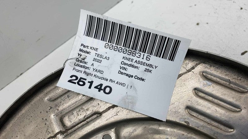 ⭕ 17-23 Model 3 Front Right Spindle Knuckle w/ Hub (150mm Driven) 1044