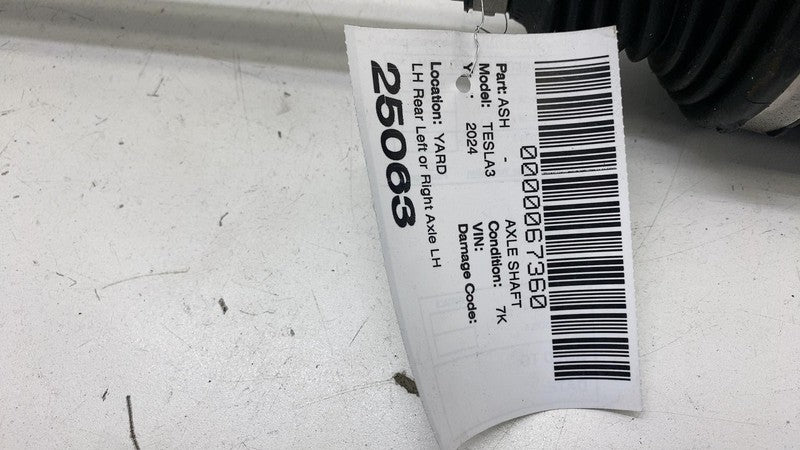 104416800A ⭕ 24-25 Model 3 M3 Rear Left or Right CV Axle Shaft Halfshaft 25MM 1044168-00-A