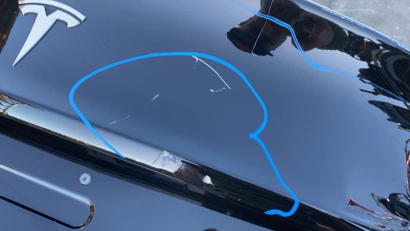 2017-2020 Tesla Model 3 M3 Rear Trunk Decklid Shell Panel Assembly Bla