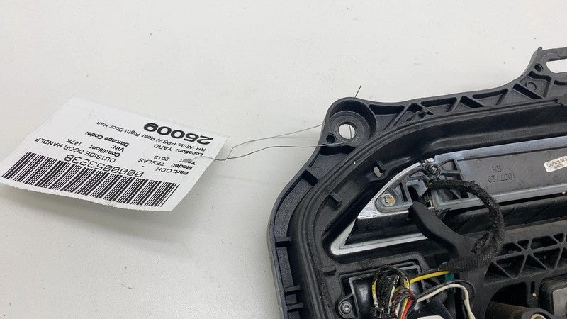 1007374-00 2012-2015 Tesla Model S MS Rear Right Exterior Door Handle Outer RH White - PPSW
