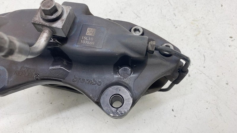 ⭕ 12-20 Tesla Model S MS Rear Passenger Side Caliper w/ Brake Hose Lin