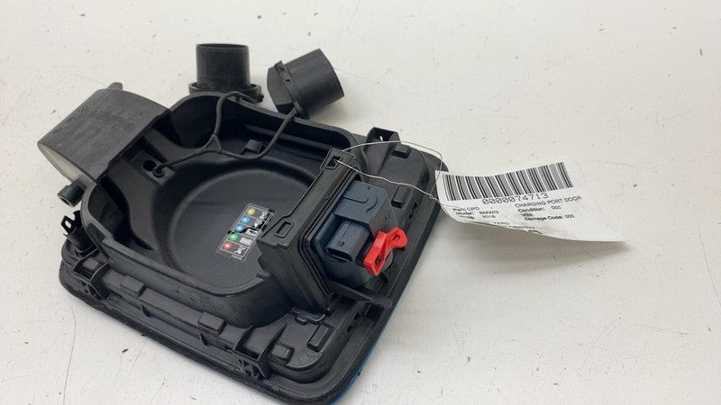 67010301 ⭕ 2018 BMW i3 I01 Charging Socket Port Door Cap Cover Assembly Blue C01 7335767