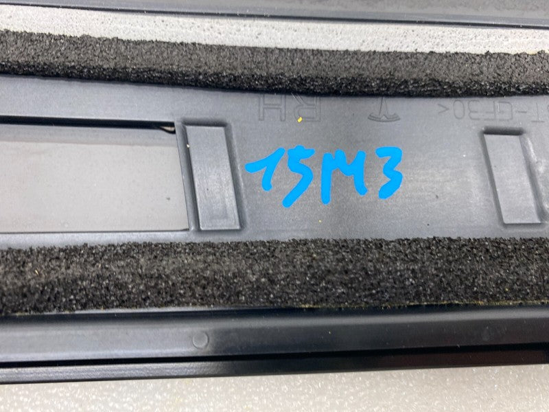 1040358 00 C 16-20 Model X Rear Right Door Exterior B-Pillar Glass Molding Cover 1040358-00-C