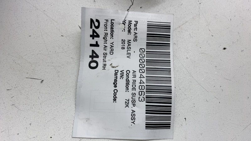 ⭕ 17-20 Levante Front Right Passenger Air Suspension Shock Strut 06701