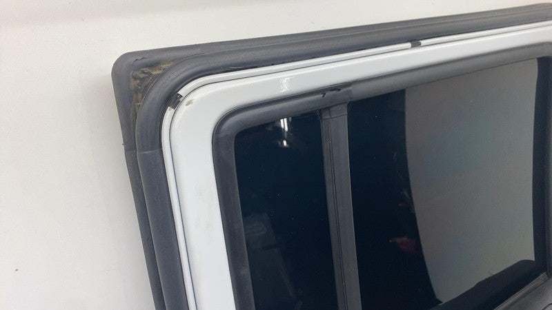 ⭕ 12-18 Jeep Wrangler Rear Driver LH Door Panel w/ Window Glass Left White - PW7