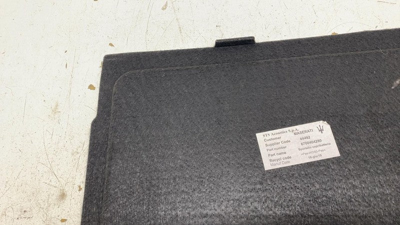 ⭕ 2014-2020 Maserati Ghibli Rear Trunk Battery Floor Mat Carpet Trim 6