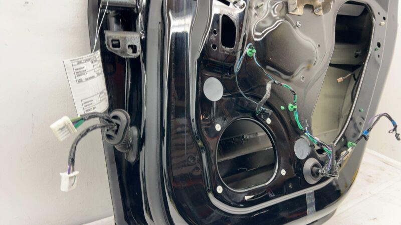 2012-2015 Tesla Model S Rear Passenger Side Door Shell Panel Right Black - PBSB