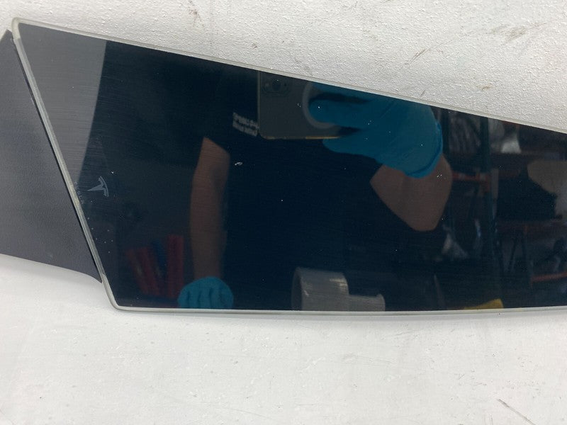 1092306 00 B ⭕ 16-20 Model S Driver Side B-Pillar Glass Applique & Camera Left 1092306-00-B