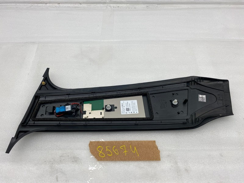151625500E ⭕ 20-23 Model Y Left Exterior B-Pillar Applique Glass Trim LH AP3 1506885-00-G
