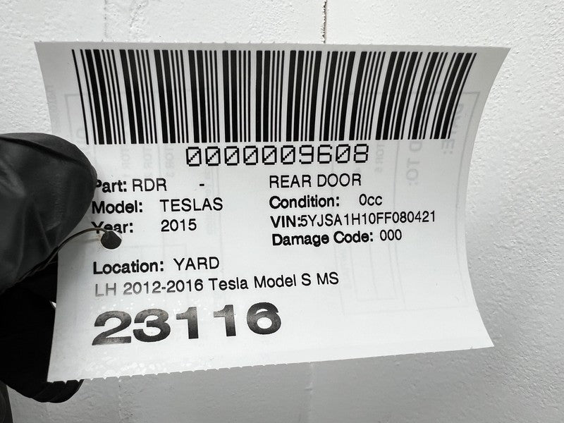 ⭕2012-2015 Tesla Model S Rear Driver Side Door Shell Panel Left LH Sil