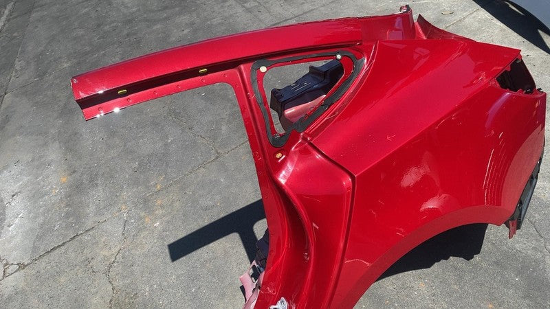 ⭕ 2017-2020 Tesla Model 3 Rear Left Quarter Panel Structural Frame Cut Red PPMR