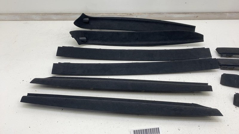 16-20 Model X Falcon Door Mid Gaphider Interior Trim+Sunvisor Bezel 10
