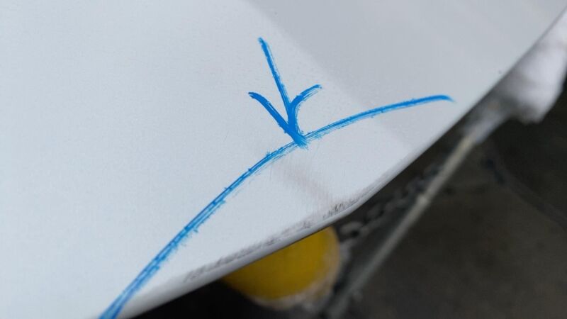 2023 2024 2025 Toyota bZ4X Hood Panel Bonnet Shell Assembly OEM White Aluminum
