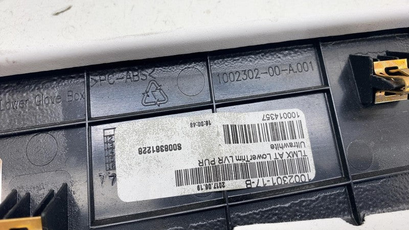 ⭕ 12-20 Model S X Lower Glove Box Compartment Trim Cover Dash Panel 10