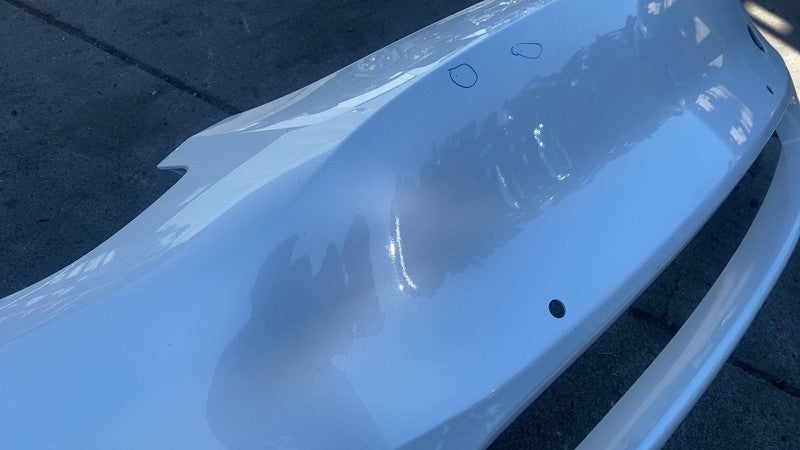 2020-2023 Tesla Model Y MY Front Bumper Cover w/ Park Sensor Holes White - PPSW