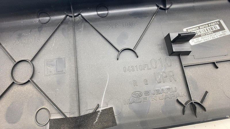 94310FL010 ⭕ 18-23 Subaru Crosstrek Tailgate Liftgate Back Door Upper Trim Cover 94310FL010