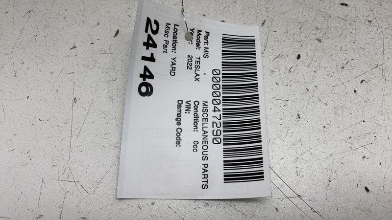 ⭕21-23 Model X Rear Left Falcon Door Upper Outer Trim Molding Cover 10