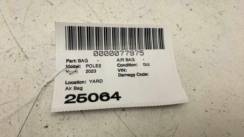 32136015 ⭕ 2021-2023 Polestar 2 Front Passenger Side Seat Inner Airbag SRS Right 32136015