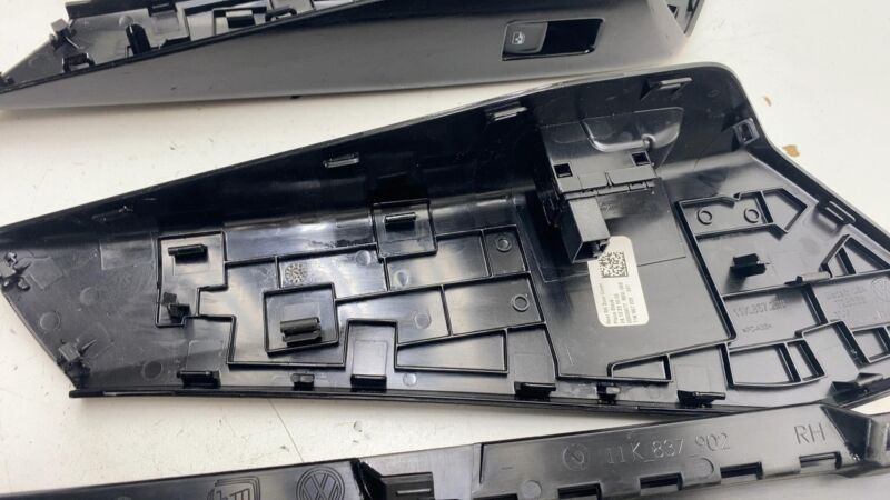 ⭕2021-2023 Volkswagen ID.4 Front & Rear Left & Right Door Panel Trim Cover Black