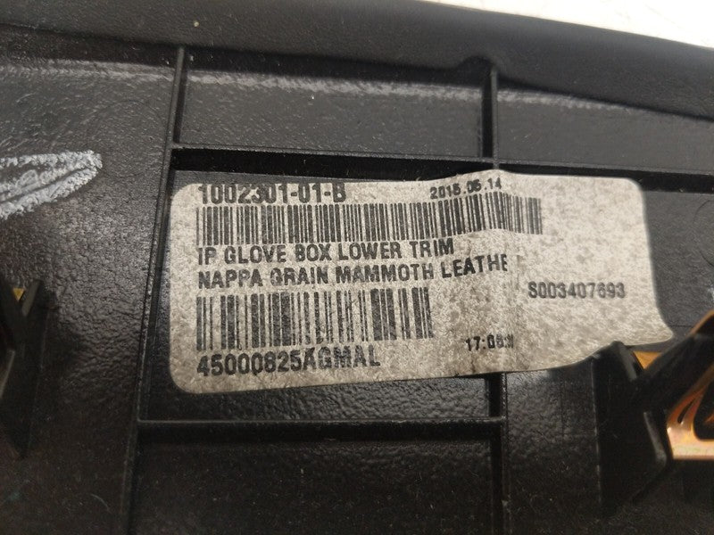 ⭕ 12-20 Model S Instrument Panel Lower Glove Box Compartment Trim 1002