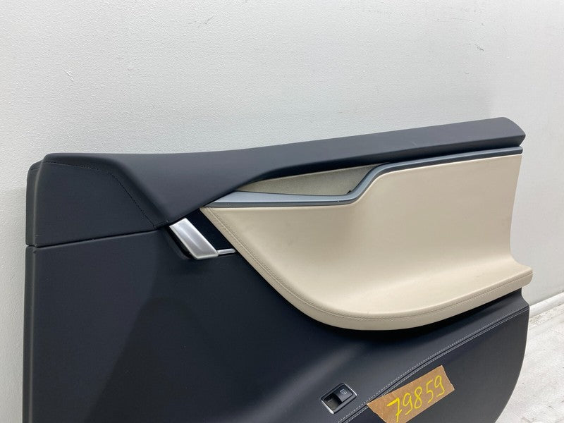 100793652N ⭕ 12-20 Model S Front Right Interior Door Panel Trim Card Cover OEM 1007936-52-N