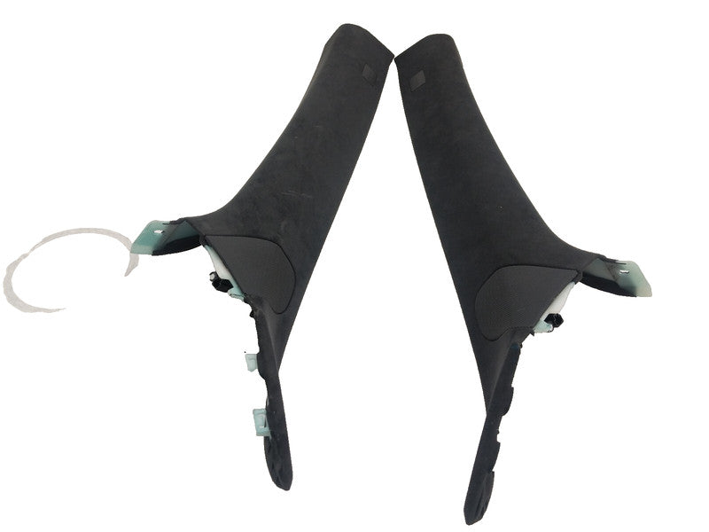 ⭕ 12-15 Tesla Model S Upper Left & Right A-Pillar Trim 1007440-02-F/10