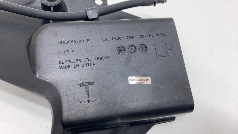 2021 2022 2023 2024 Tesla Model S MS Driver Side Tower Shock Cover Tri