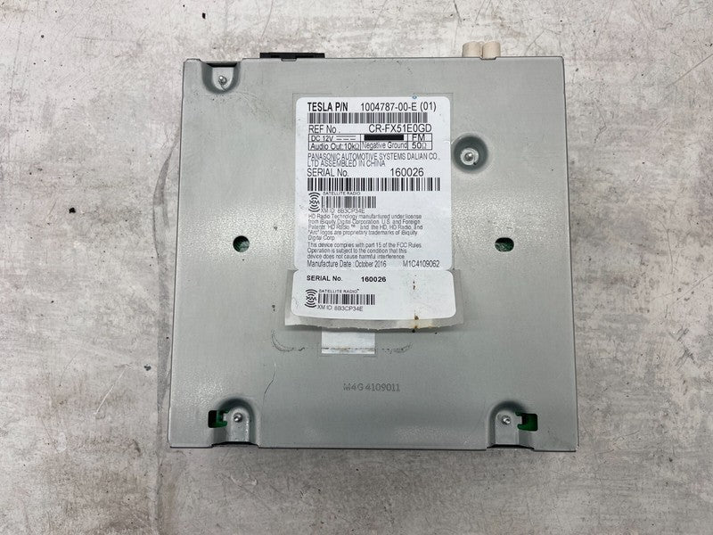 1004787 00 E ⭕2012-2020 Tesla Model S Satellite Radio Receiver Tuner Module Unit 1004787-00-E