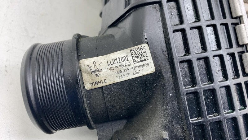 670109550 ⭕ 14-20 Maserati Ghibli Left Engine Radiator Turbocharger Intercooler 670109550