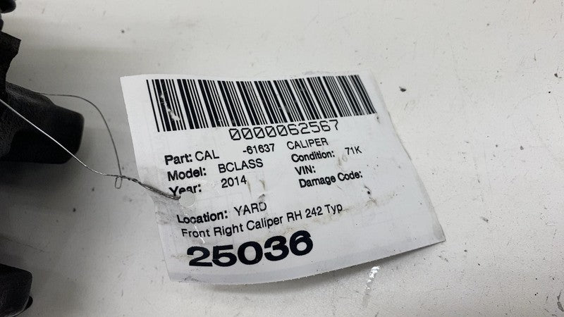 ⭕ 14-17 Mercedes-Benz B-Class W242 W246 Front Passenger Side Brake Caliper Right