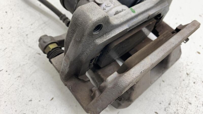 2017-2023 Tesla Model 3 M3 Rear Driver Side Caliper Red w/ Brake Line Hose Left