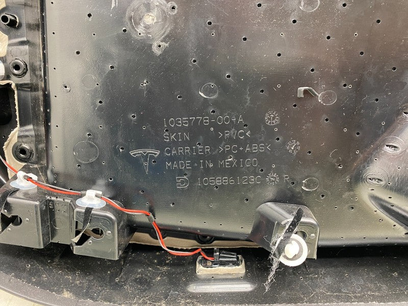 ⭕ 16-20 Tesla Model X Front Passenger Side Door Panel Trim Card Right