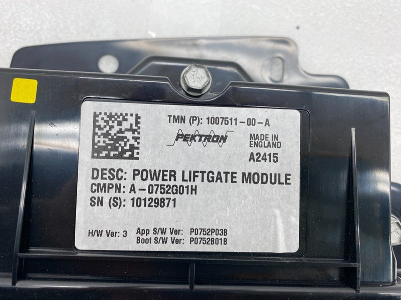 100751100A ⭕ 12-20 Tesla Model S Park Brake Controller + Power Liftgate Module 1007511-00-A