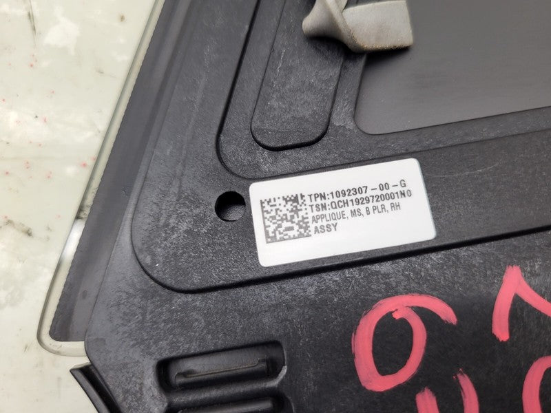 1083900 00 C ⭕ 2016-2020 Tesla Model S MS Right B-Pillar Applique Glass & Camera 1092307-00-G