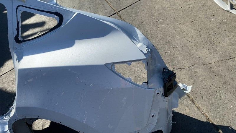 ⭕ 2020-2023 Tesla Model Y Rear Left Quarter Panel Structural Cutout White PPSW