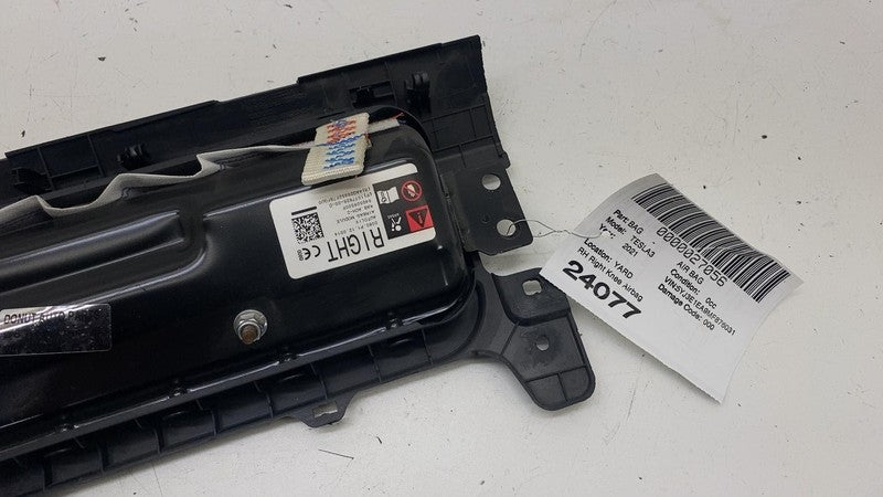 ⭕ 17-23 Tesla Model Y 3 Right Knee Airbag Passenger Safety Module 1077